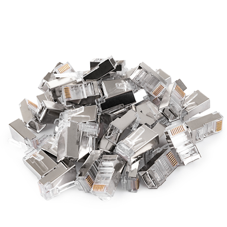 RJ45 Kat. 5e FTP Stecker NC-RJ455FT-0 100St