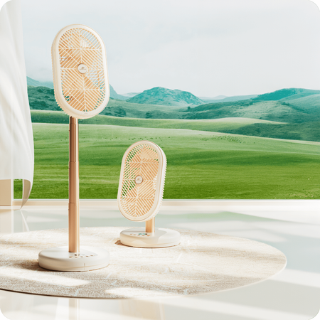 Airpuff 2 Ionisationsbodenventilator weiß