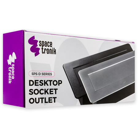 Spacetronik SPS-D24CB Arbeitsplatten-Steckdosenöffnung