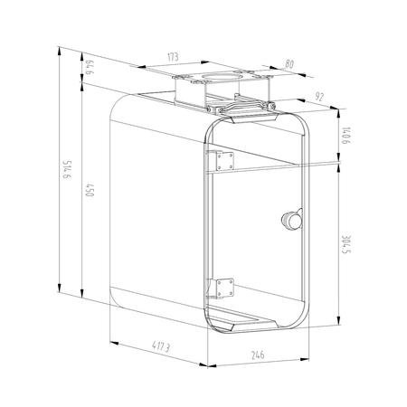 Szafka podblatowa Spacetronik SPB-124B
