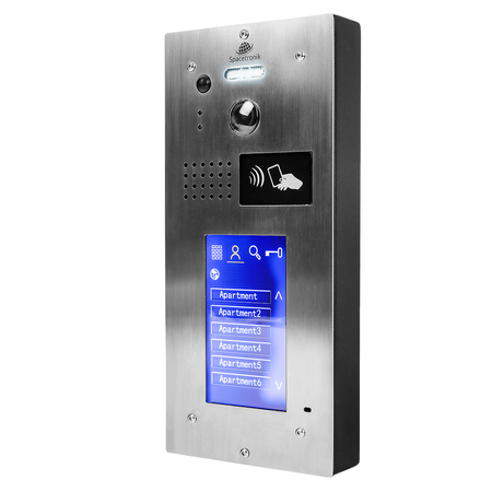 Spacetronik SPD-D1M1 Video-Türsprechanlage für Mehrfamilienhäuser