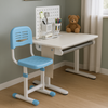 Zestaw Spacetronik: biurko regulowane 100×60 + krzesło dziecięce z podnóżkiem + nadstawka z pegboardem