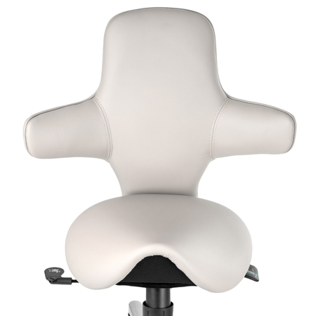 Ergonomiczny hoker regulowany SELLA biały