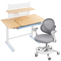 Zestaw dla dziecka regulowane biurko 112×60 z półką + ergonomiczne krzesło Spacetronik XD