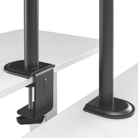 Zestaw ergonomiczny uchwyt monitor laptop lampa Glow adapter