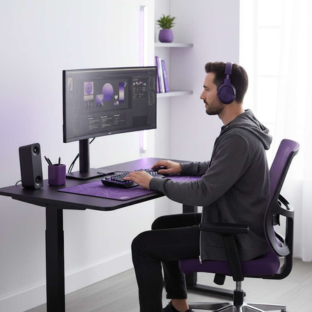 Elektryczne biurko Moris SPE-O112BB 140×70 cm