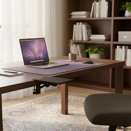 Ergonomiczny Podłokietnik do Biurka Arm Rest ZYAR02 czarny