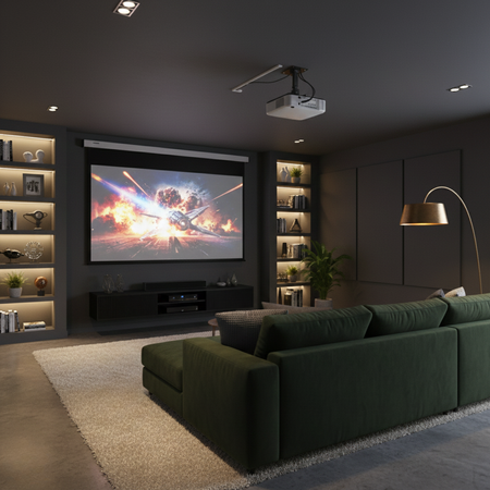 Zestaw ekran reczny 4K HD PVC EASY VIEW uchwyt SPA P01B