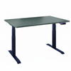 Biurko regulowane Vegard elektryczne dwusilnikowe MDF granatowo-zielone