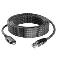 USB-C Gigabit Netzwerkkarte, Adapterkabel 0,5m