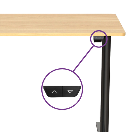 Spacetronik Moris 121BO 100x60 elektrischer Schreibtisch