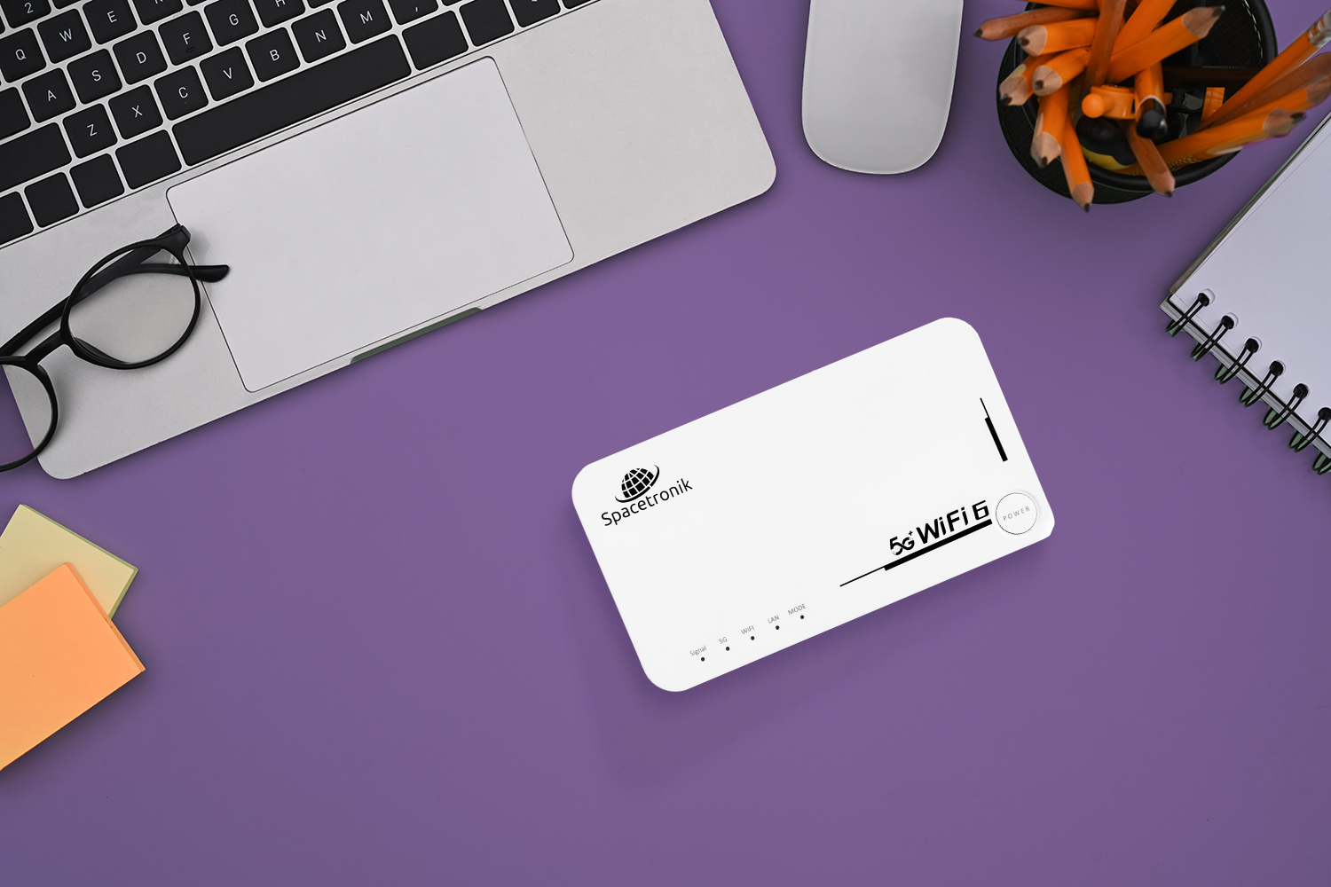 Mobilny przenośny router 5G na kartę SIM Wi-Fi 6 AX1800 SP-RM50 Spacetronik