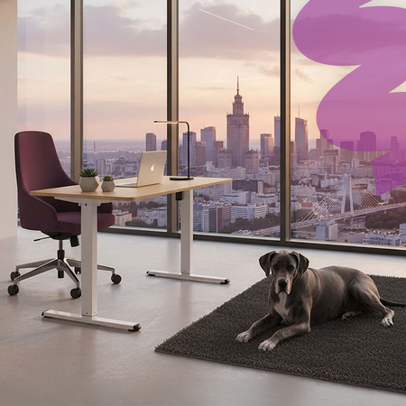 Elektryczne biurko Moris SPE-O111WL 120×60 cm