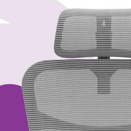 Ergonomiczny fotel Spacetronik LUMBO 44 Szary