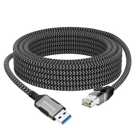 USB-A Gigabit Netzwerkkarte, 10m Adapterkabel