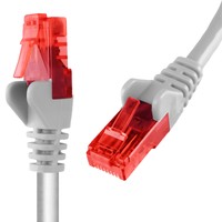 RJ45 CAT 6 U/UTP AWG24 weiß 05m Kabel