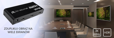 Rozgałęźnik HDMI 1/2 Spacetronik SPH-RS102V14