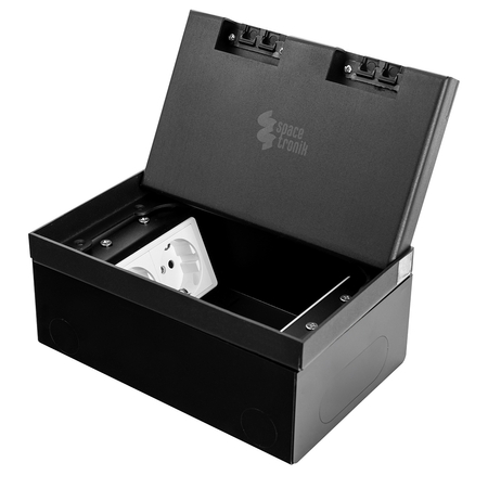 Gniazdo podłogowe puszka Spacetronik SPS-W22B_S3