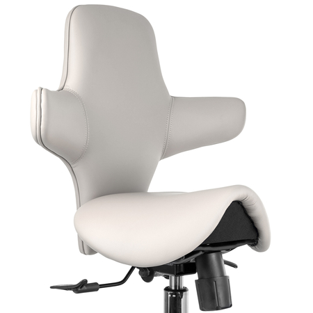 Ergonomiczny hoker regulowany SELLA 4 biały