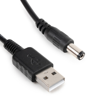 Kabel adapter zasilania z USB na DC 1.35/3.5 100cm