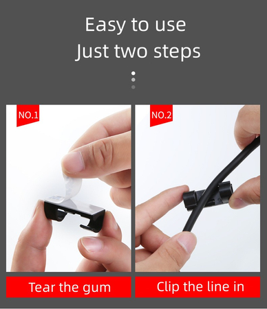 Uchwyty kablowe 20 sztuk SPM-T09