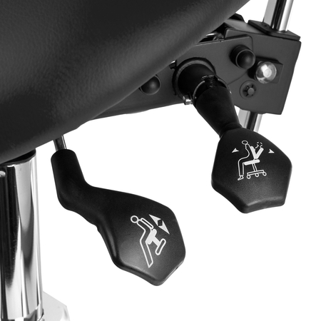 Ergonomiczny hoker regulowany SELLA 3 czarny