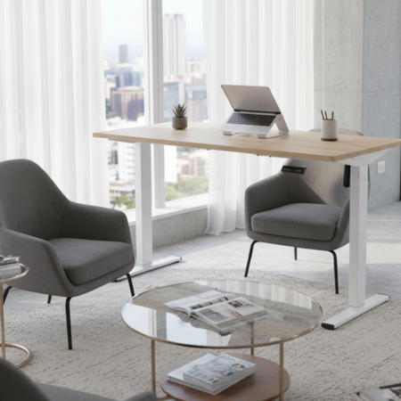 Elektryczny stelaż biurkowy Spacetronik SPE-124WO