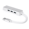 Multiport USB na 3 USB + RJ45 SPU-M06 srebrny