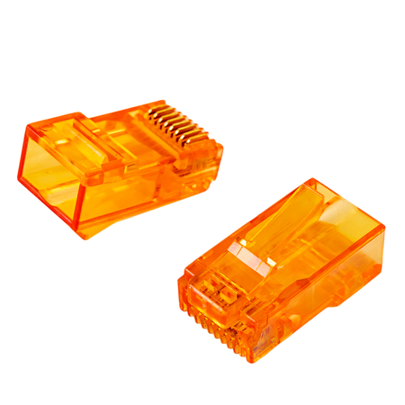 Wtyk RJ45 przelotowy kat 6 UTP PT-RJ456UO-1 100szt