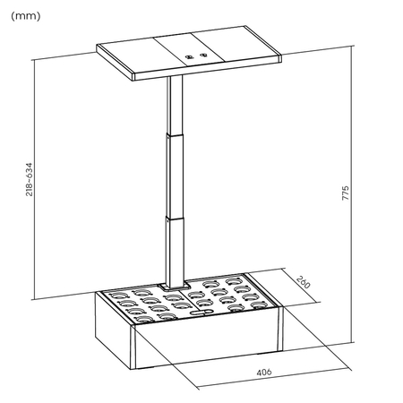 Topfschublade SPGC22GO-SET1