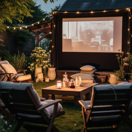 Przenośny ekran projekcyjny 84'' 4K Spacetronik