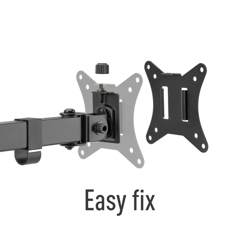 Uchwyt na cztery monitory Spacetronik SPA-140