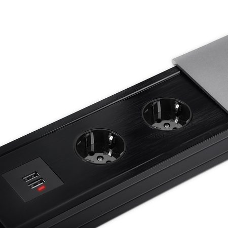 Gniazdo blatowe zasuwane Spacetronik SPS-S24S V2