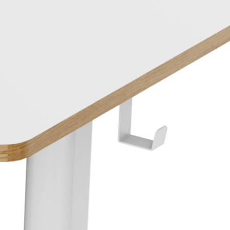 Zestaw biurko elektryczne regulowane Spacetronik SPEX123WM i krzesło regulowane SPCXD11