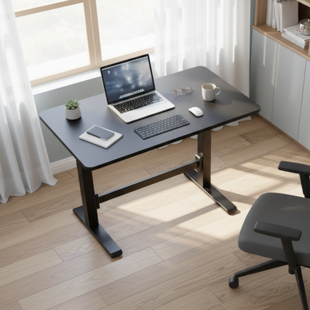 Spacetronik Moris 100BB 120x60 pneumatischer Schreibtisch