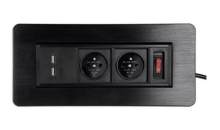 Gniazdo blatowe obrotowe Spacetronik SPS-O24B