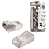 RJ45 Kat.6 Durchgangsstecker FTP PT-RJ456FT-1 100St