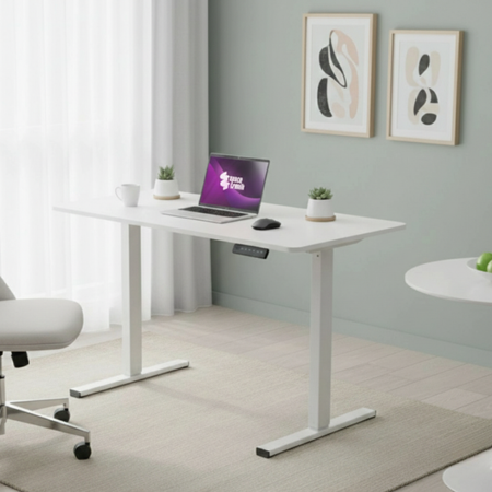 Biurko elektryczne 120x60 SPEO125WW białe