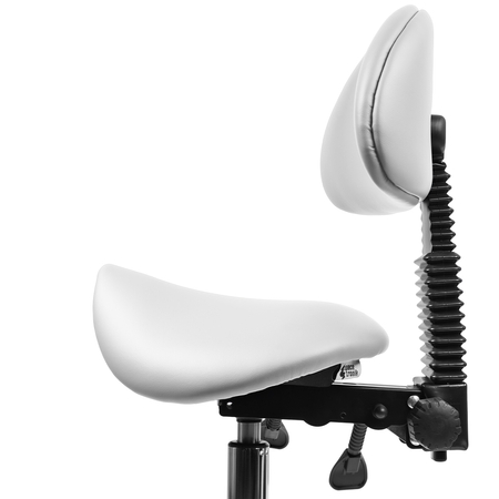 Ergonomiczny hoker regulowany SELLA 1 biały