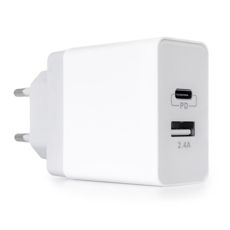 Ładowarka 2w1 USB-C USB PD Quick 17W 3.4A SPC-01W