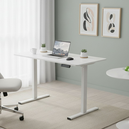 Biurko elektryczne 120x60 SPEO125WW białe