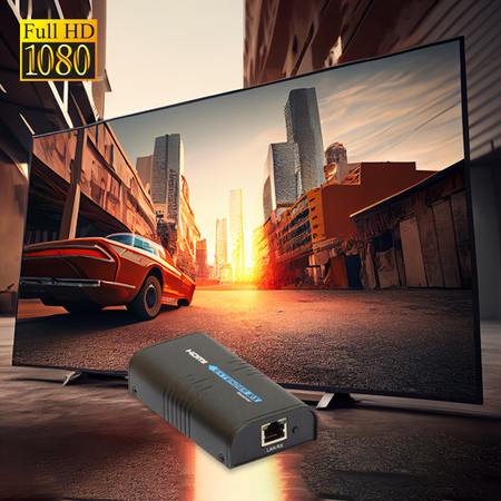 Konwerter sygnału HDMI na IP HIPv4 1080P zestaw TX+RX