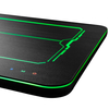 Blat do biurka gamingowy z LED 136 x 66 x 2.6 cm
