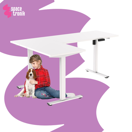 Elektryczny stelaż biurkowy Spacetronik SPE-123LW