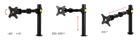 Uchwyt do Tunera. Mini PC z tyłu TV VESA SBK110B