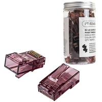 RJ45 Kat. 6 UTP Durchgangsstecker PT-RJ456UC-1 100St