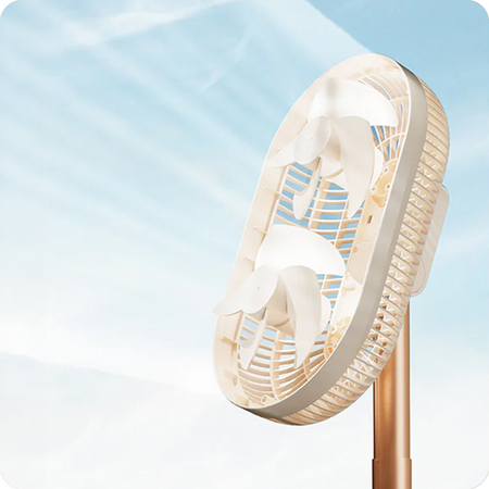 Wentylator podłogowy z jonizacją Airpuff 2 biały