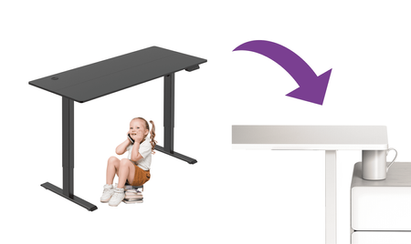 Spacetronik Moris 120BB 140x70 elektrischer Schreibtisch