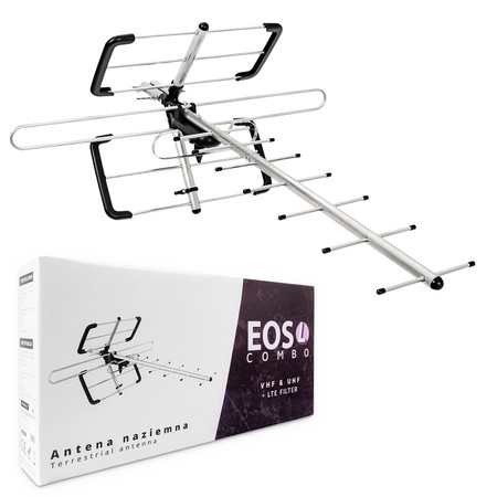 DVB-T2 Antenne Spacetronik EOS PRO Combo Weiß