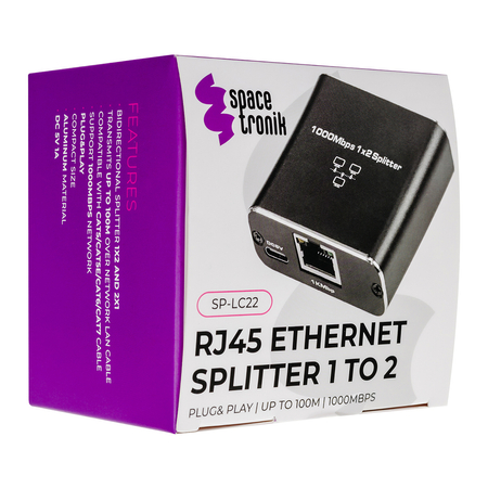 RJ45 1 auf 2 Netzwerkverteiler SP-LC22